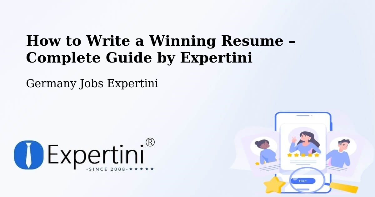 Resume Writing Guide for Job Seekers – Gemünden Am Main - Gemünden Am Main, Germany Jobs Expertini